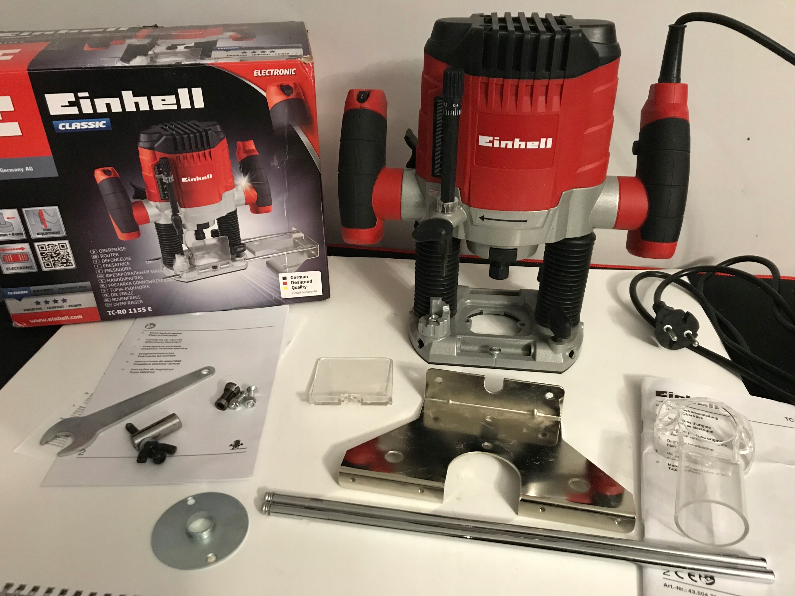 FREZARKA GÓRNOWRZECIONOWA EINHELL TC-RO 1155 E Marka Einhell