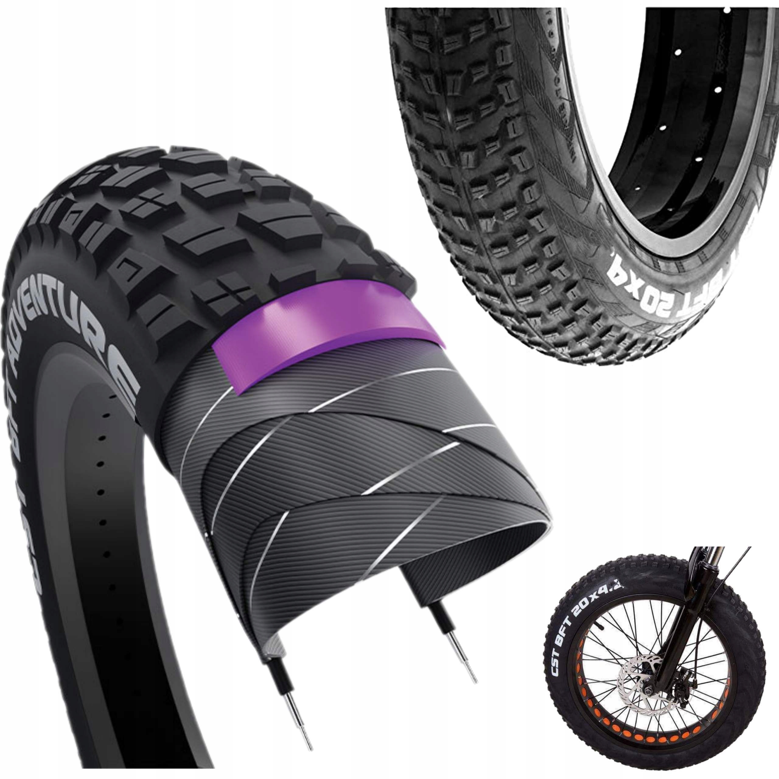 Plášť Na Kolo 20x4.5 Cst Bft Adventure Fat Bike Drát 116-406