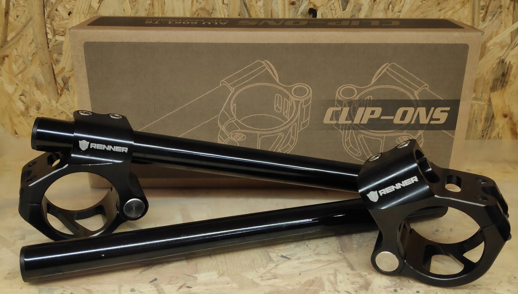 HB148 - RENNER кермо CLIP-ON 48 мм