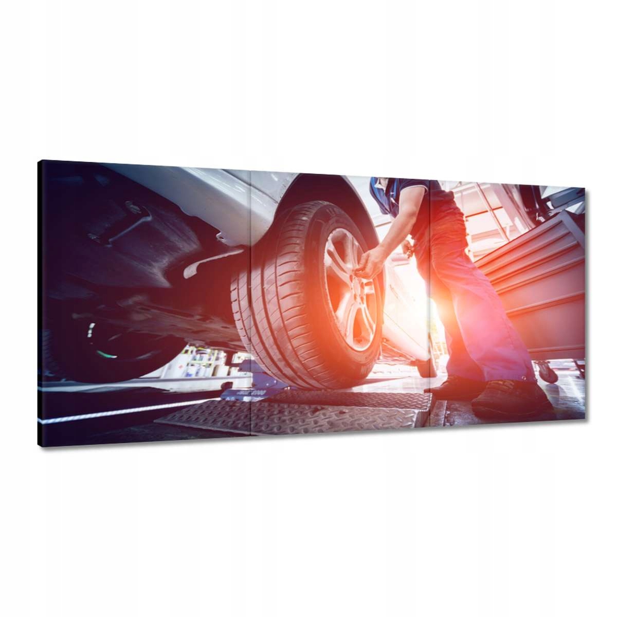 Obrazy 180x90 Auto na zdviháku