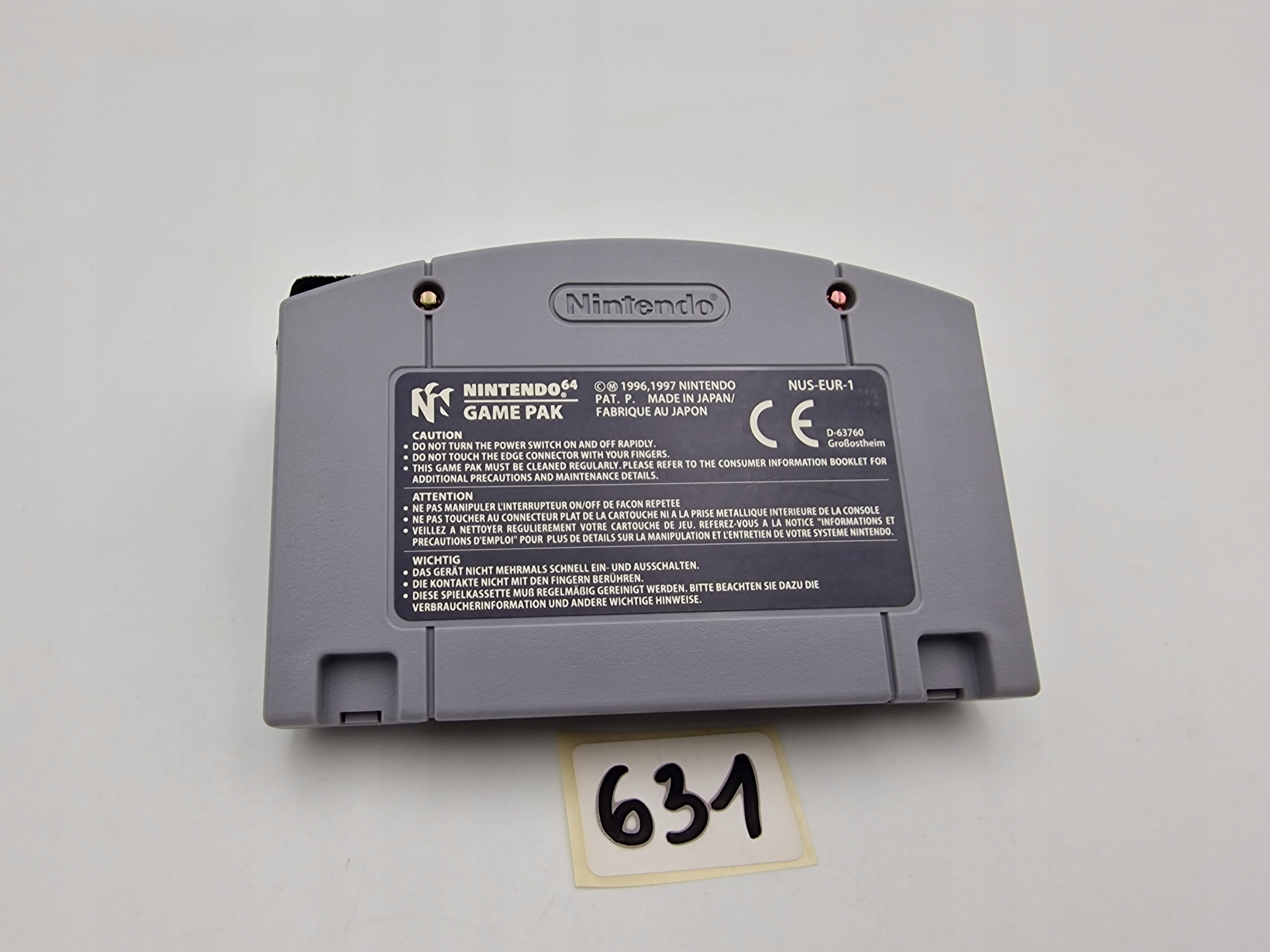 NINTENDO 64 DOOM 64 Platforma Nintendo 64