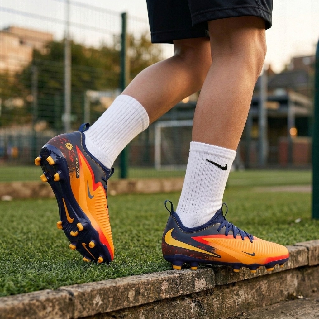 Buty Korki Nike Phantom 6 Low Fg/mg piłkarskie młodzieżowe do nogi r. 38,5