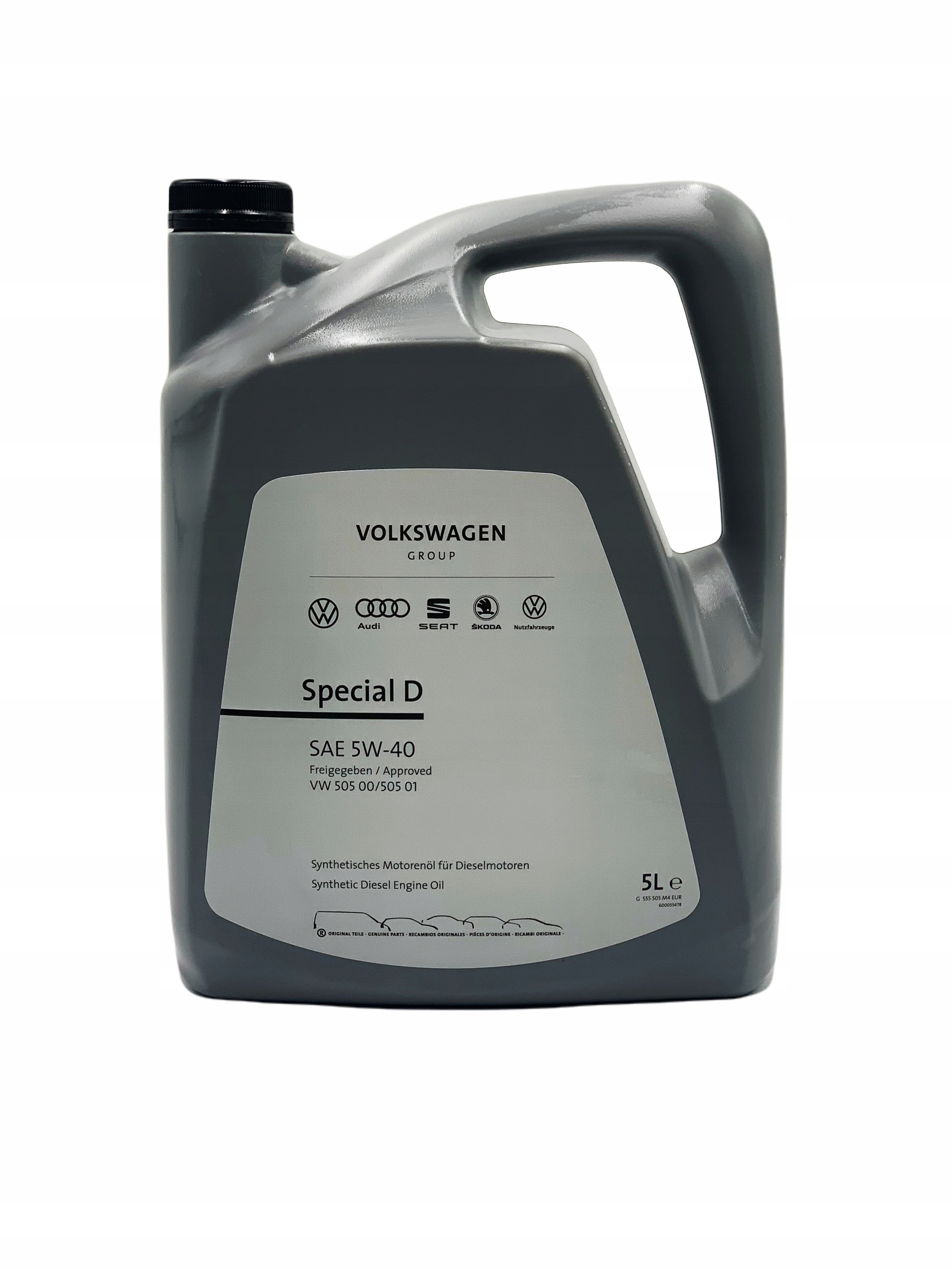 

Oryginal Olej Volkswagen Special D 5W40 5L 1,9 Tdi
