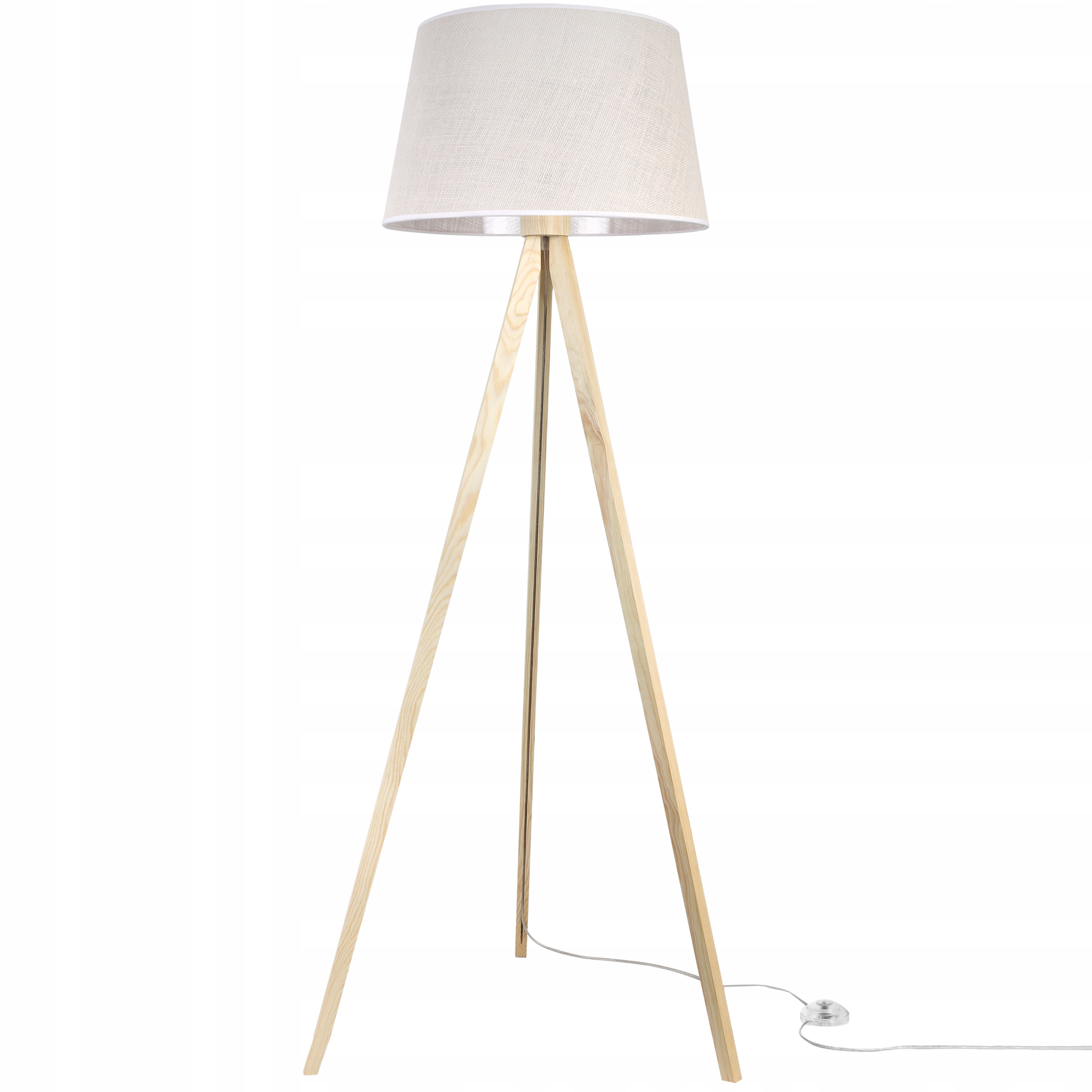 Stojací Lampa Podlahová Trojnožka S Stínítkem Do Ložnice Obývacího Pokoje Juta Boho Pl