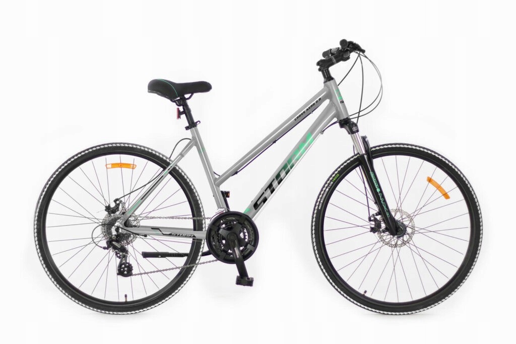 Rower crossowy Storm Aero 3.0 rama 17 cali koło 28 " srebrny