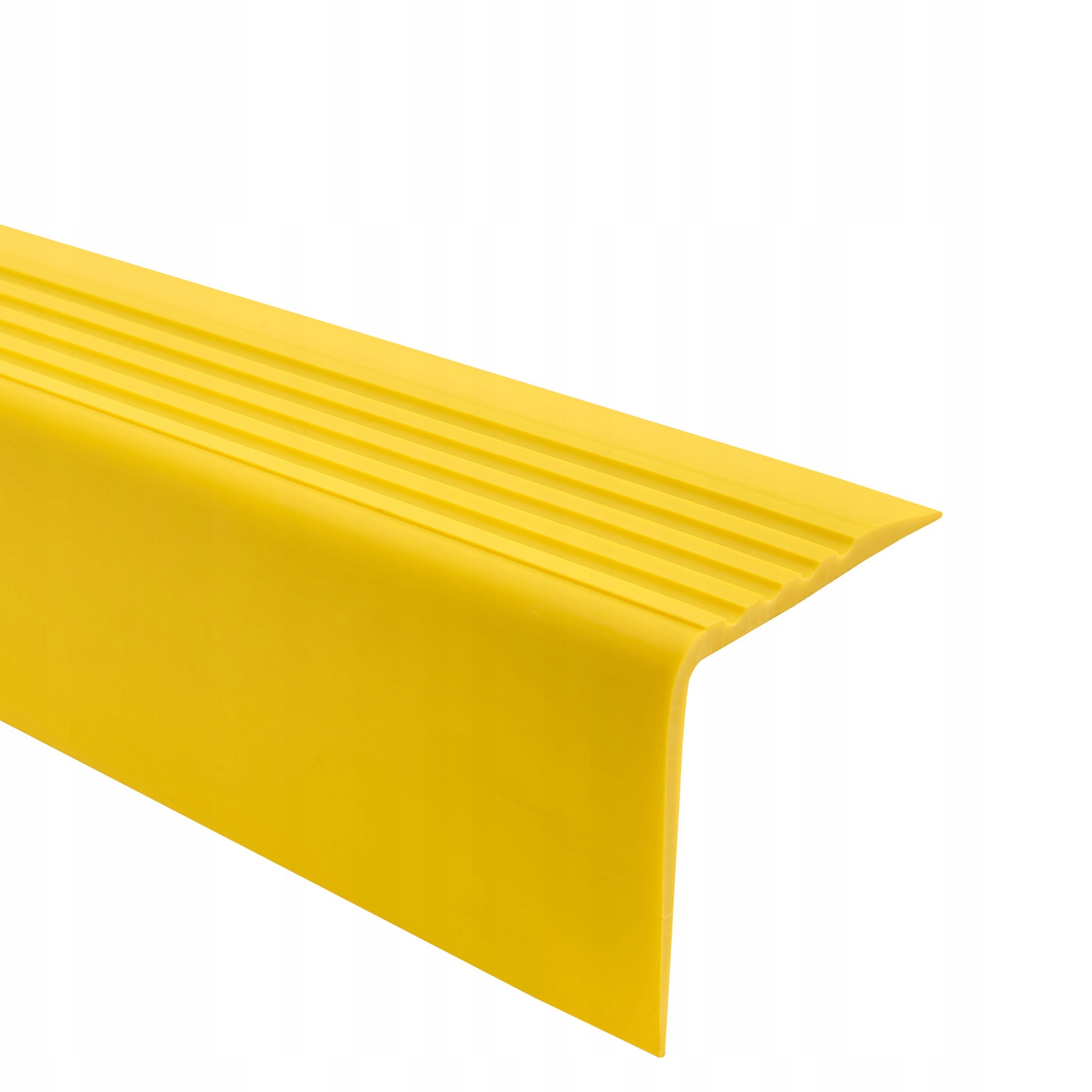 Schodiskový profil Pvc 50x42 mm, schodiskový nosník, Rgp, žltý, 150 cm