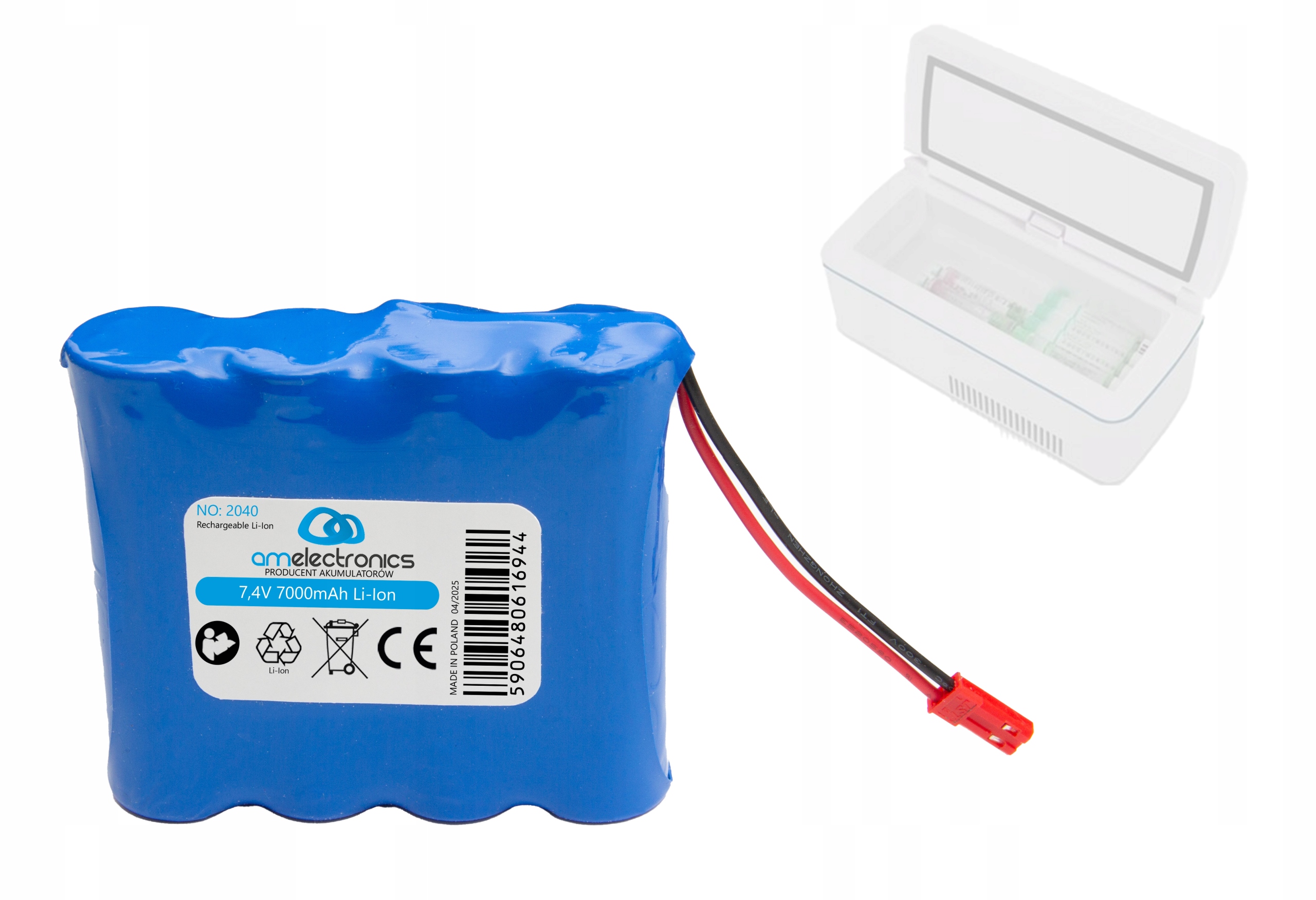 PAKIET 7,4V 7000mAh Li-Ion m-cool m8 (2040)