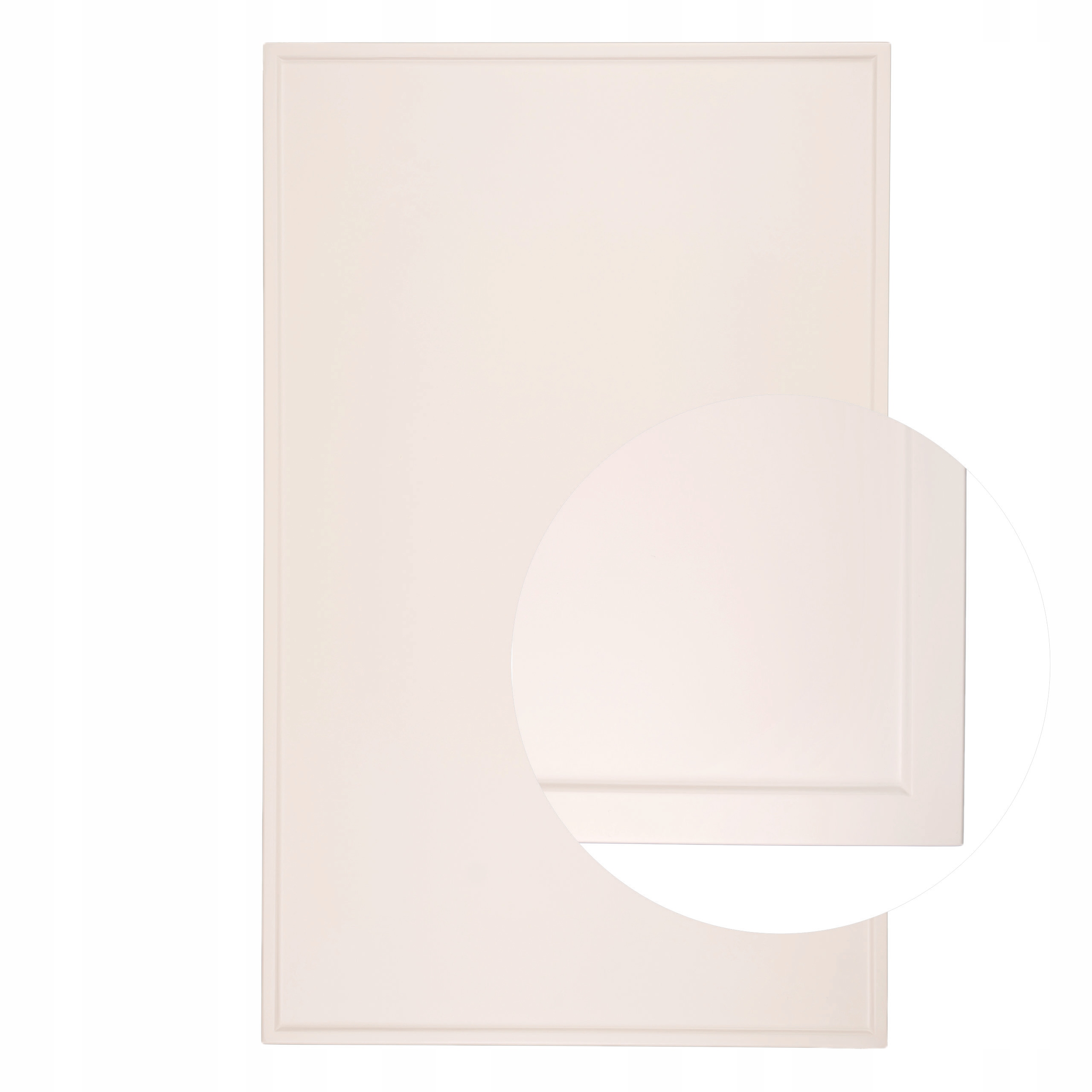 Fronty meblowe klasyczne z ramką 1cm MDF lakierowane białe-CAPRI