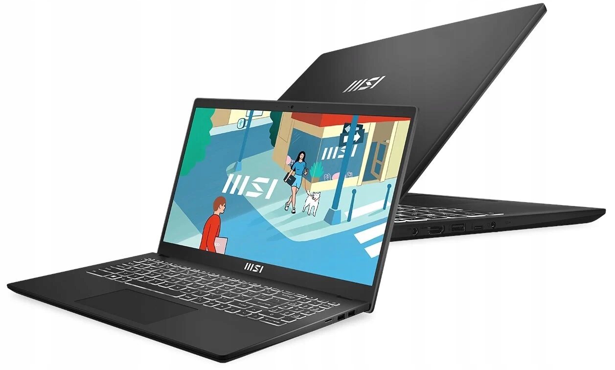 Laptop Msi Modern 15 15,6 " Intel Core i7 16 Gb 512 Gb Windows 11 Black