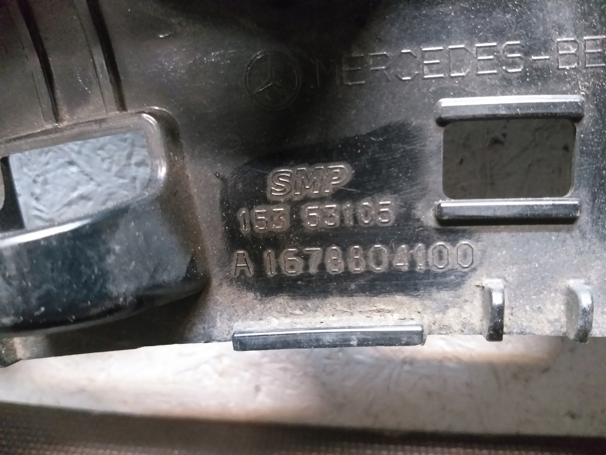 BUMPER REAR PART SUPPORT REAR PART LEFT MERCEDES GLE A167