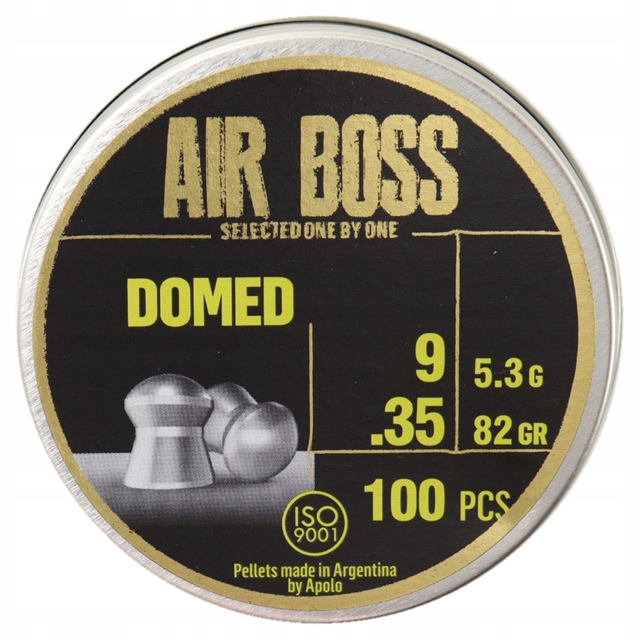 Śrut Apolo Air Boss Domed kal. 9 mm 100 sztuk