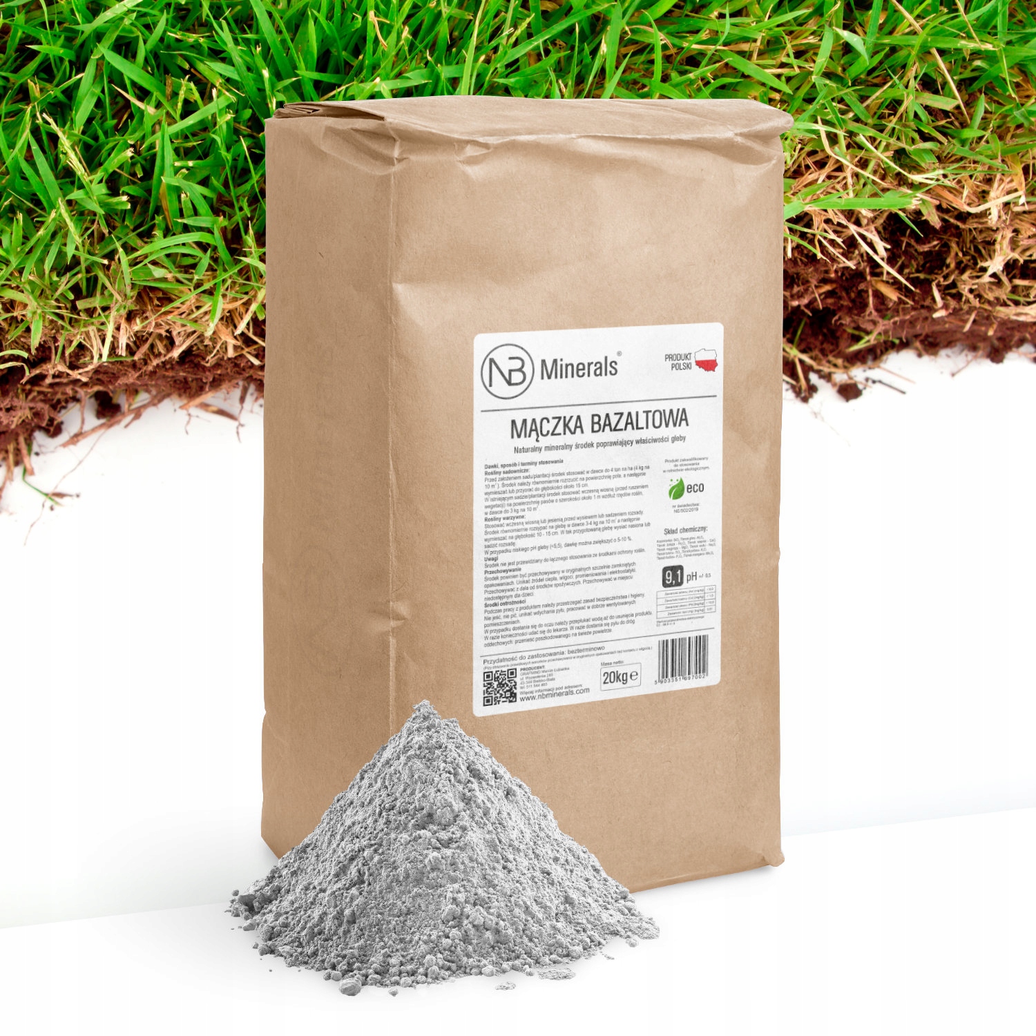 

Mączka Bazaltowa piękny trawnik 20kg Producent