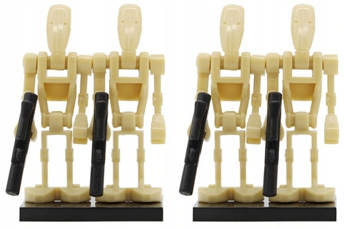 DROIDY BOJOWE FIGURKA STAR WARS KLOCKI MINIFIGURKA ZESTAW Typ klocki konstrukcyjne