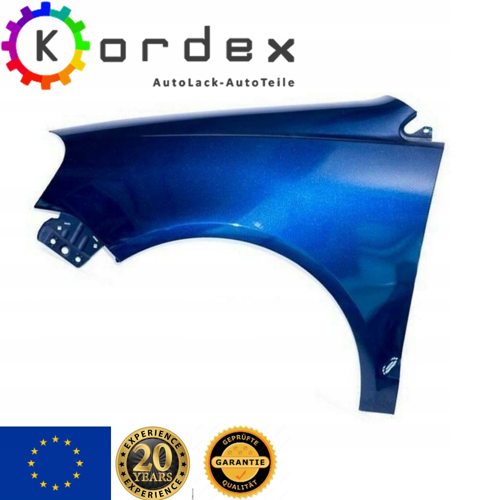 Blatník Volkswagen Polo IV 4 9N3 Lift Barva LD5Q D5Q 05-09 Levý Přední