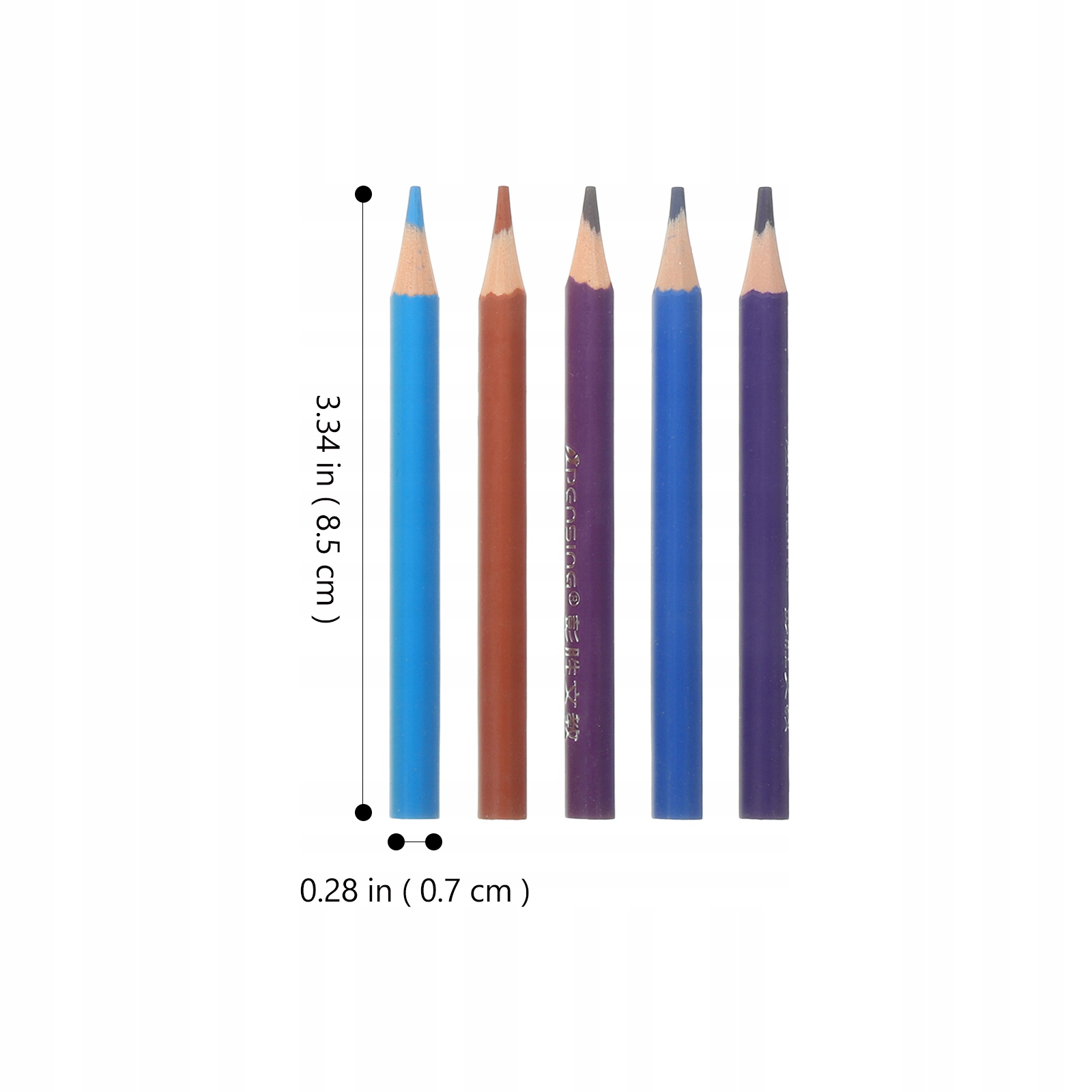 24 KOLOROWE OŁÓWKI WODNE - ZESTAW ŚWIĄTECZNY Marka bez marki