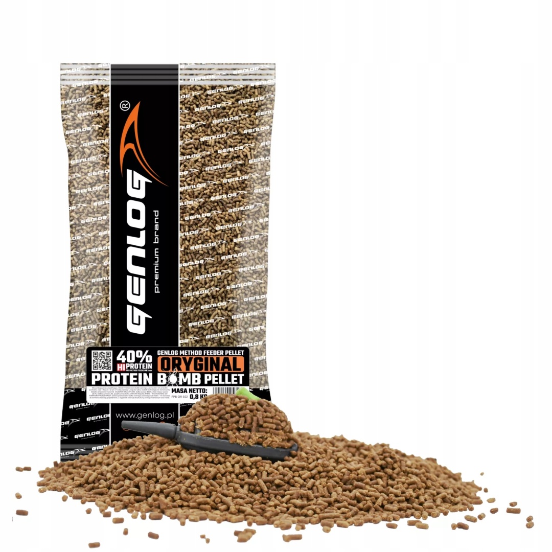 Genlog Pellet Method Feeder Protein Bomb Oryginal 2mm 800g