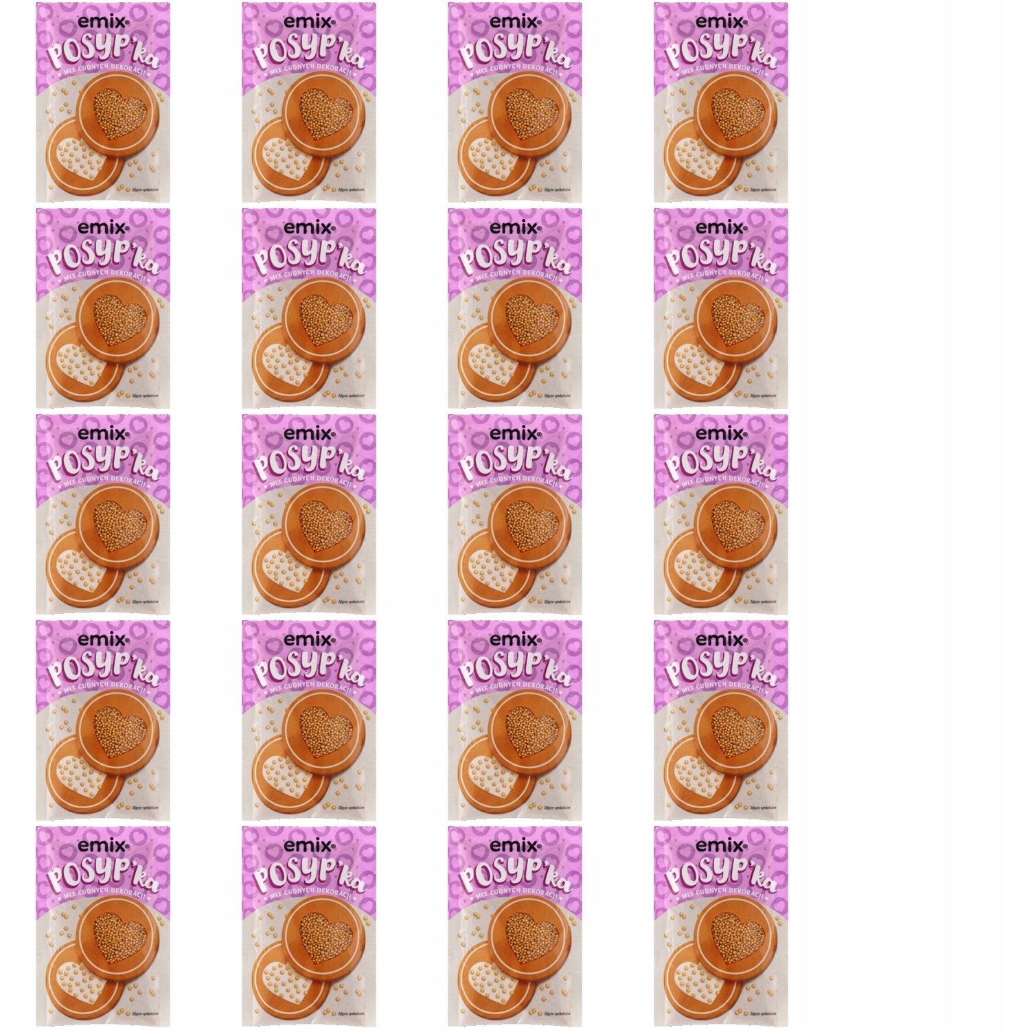 20 x 30 g Emix Posypka Zlatý maček Karton