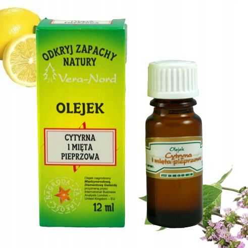 

Olejek zapachowy vera nord Cytryna I Mięta Pieprzo