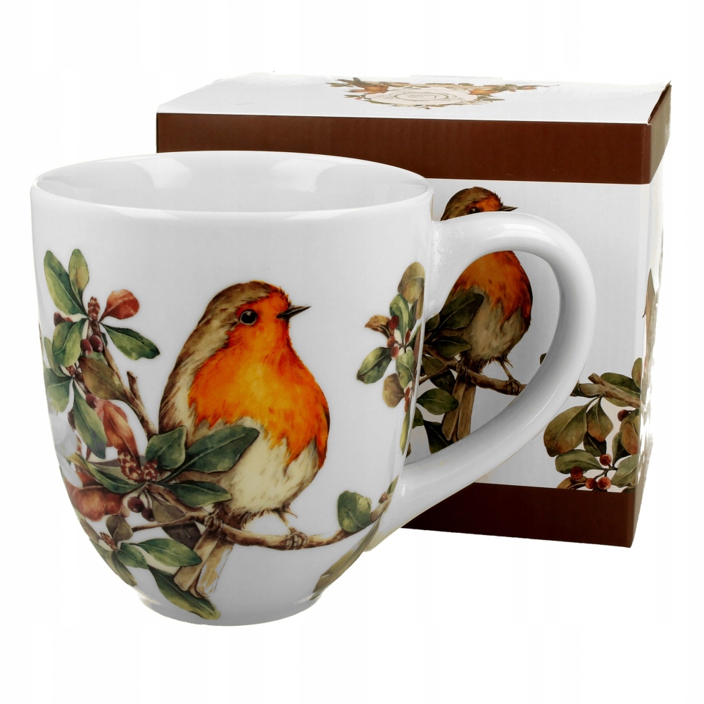 

Kubek porcelanowy kawy herbaty Duo Rudziki 1000 ml