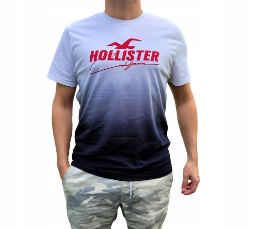 

t-shirt Hollister Abercrombie koszulka L ombre