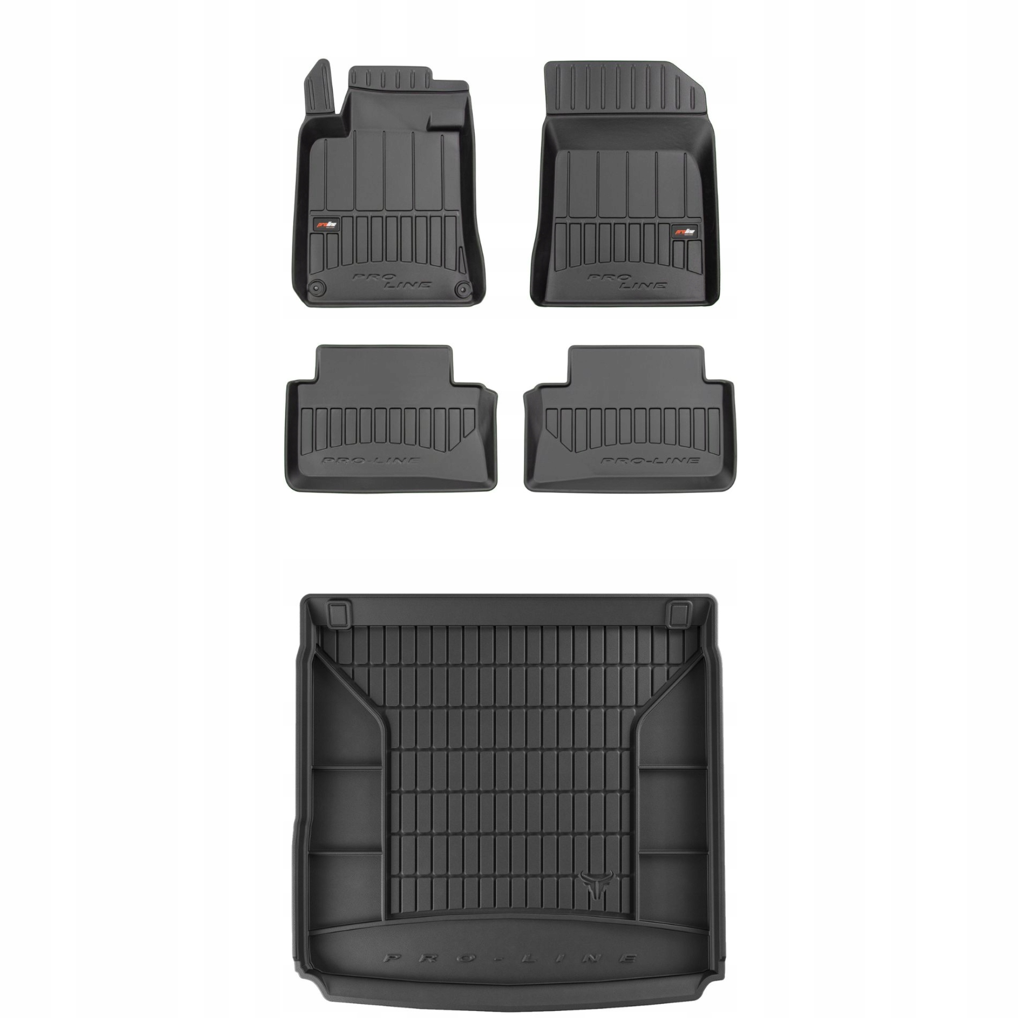 Sada gumových kobercov a rohoží pre Peugeot 508 I 2010-2018