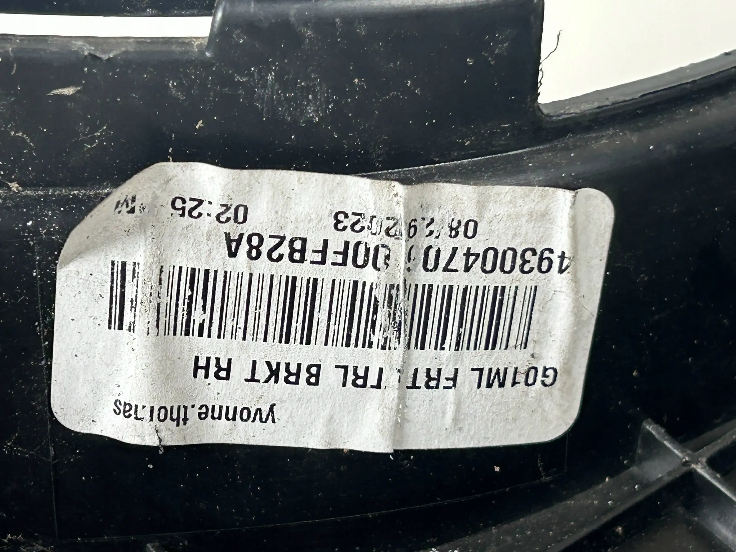 BMW X3 G01 2020 ZDERZAKI