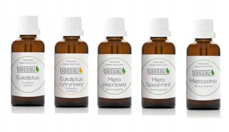 Sauna Sada eukalyptovo-mátových olejů (5 x 15 ml)