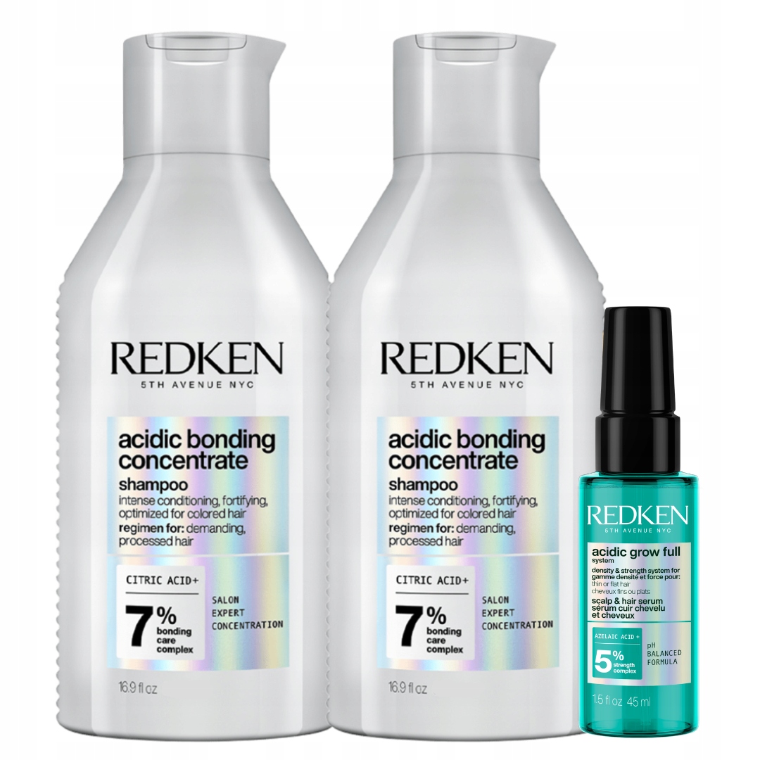 Redken Acidic Bonding Concentrate Intensywnie Regenerujący Szampon x2szt
