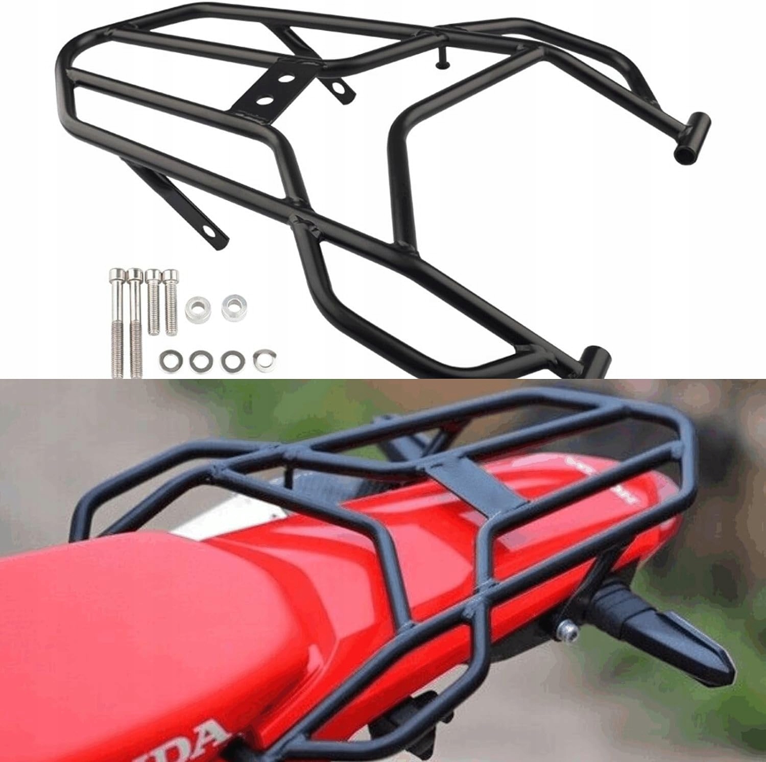 DLA HONDA CRF300 L RALLY TYLNY BAGAŻNIK CARGO WSPORNIK BAR 2021-2023