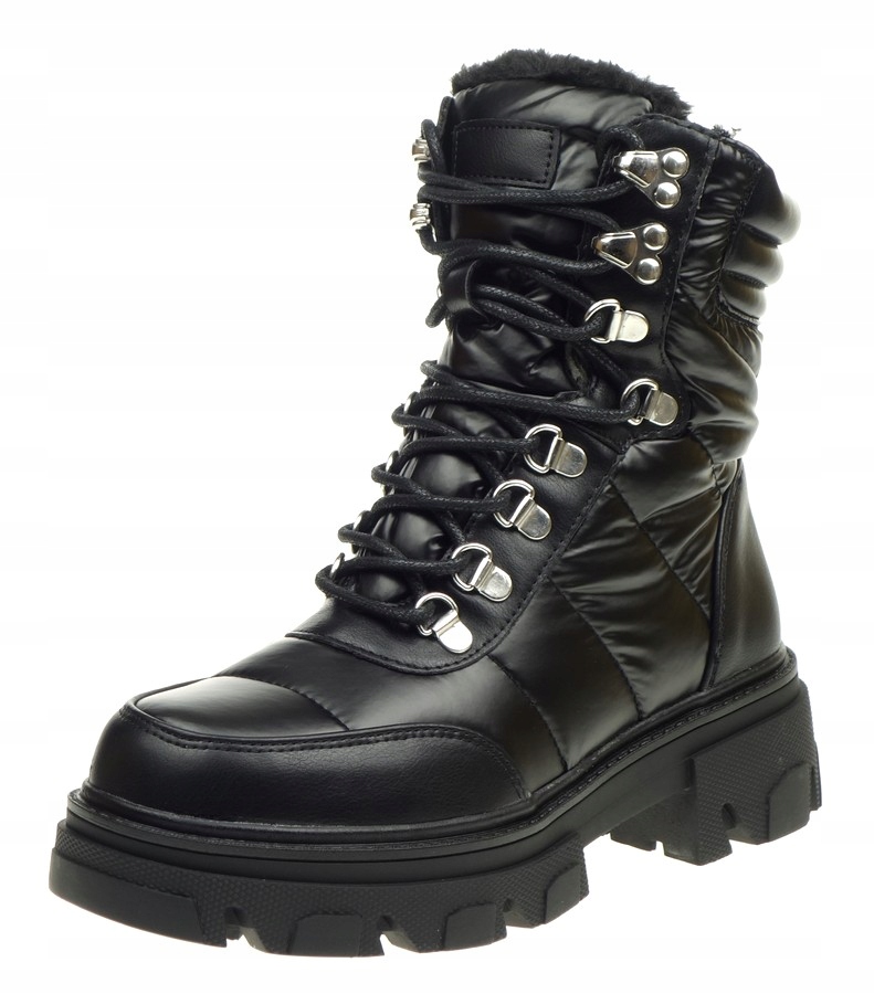 Dámské vysoké zimní boty Wojtyłko 24035C na silné podrážce Kanady 37