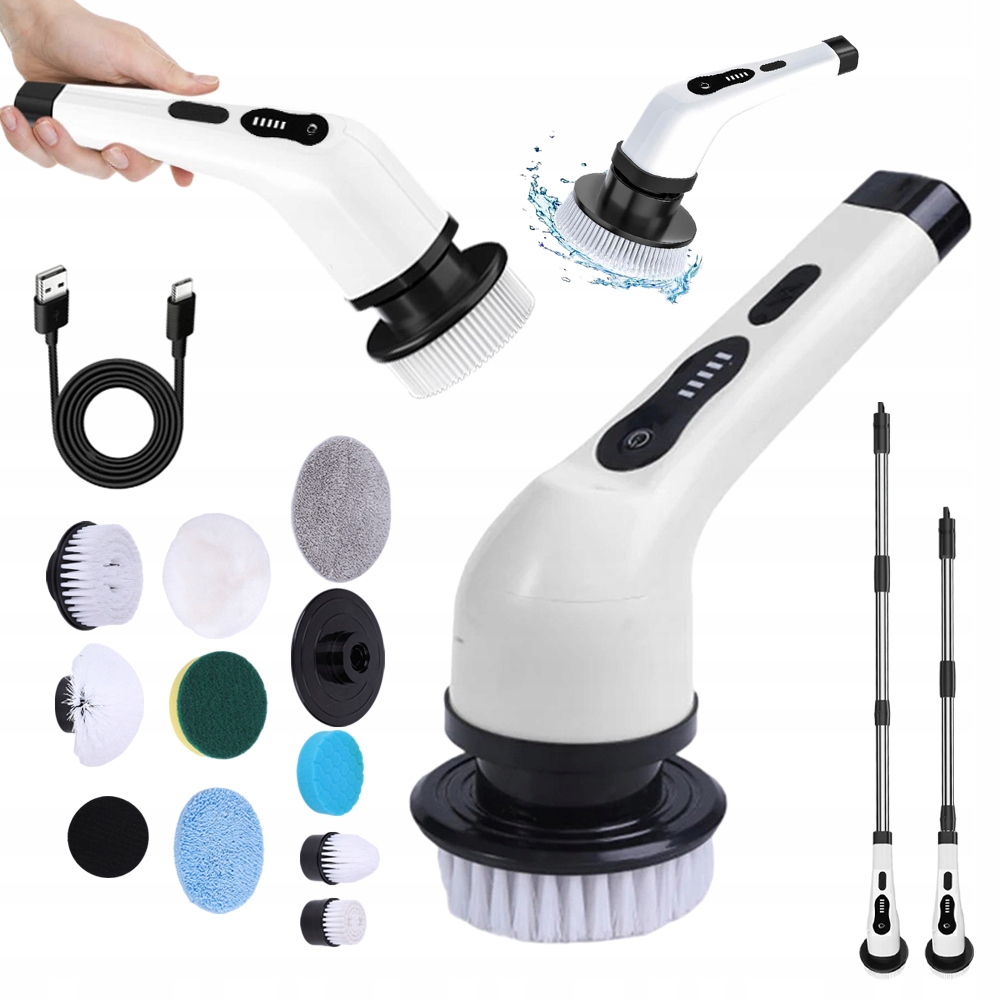 Levně Elektrický Rotační Kartáč 9 V 1VYNIKAJÍCÍ Zatahovací Výkon