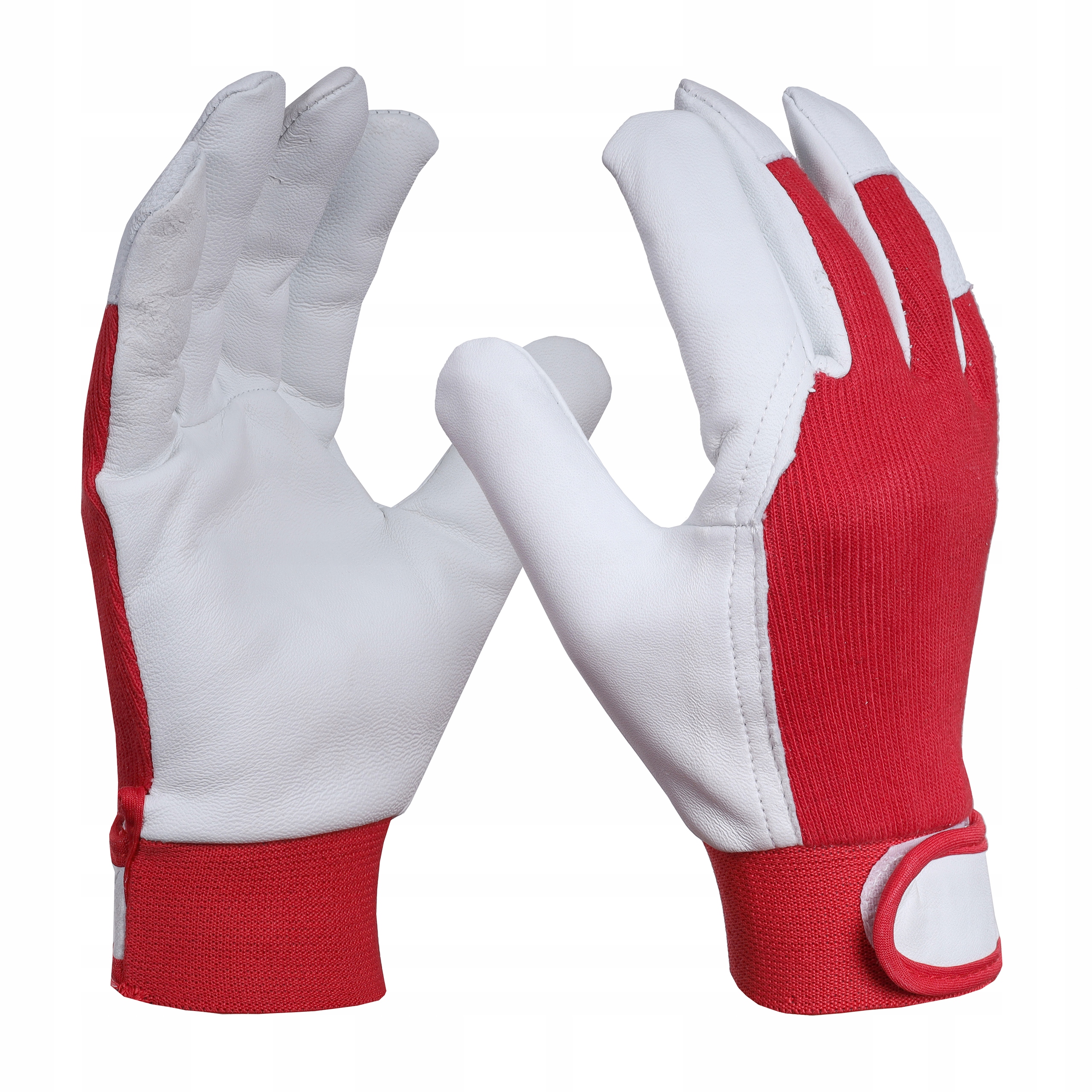 RĘKAWICE RĘKAWICZKI ROBOCZE SKÓRA kozia RZEP ROZ 9