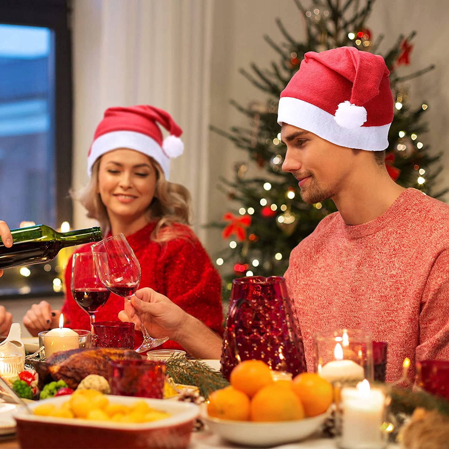 CZAPKA MIKOŁAJA CZAPKI MIKOŁAJKI PREZENT Marka inna