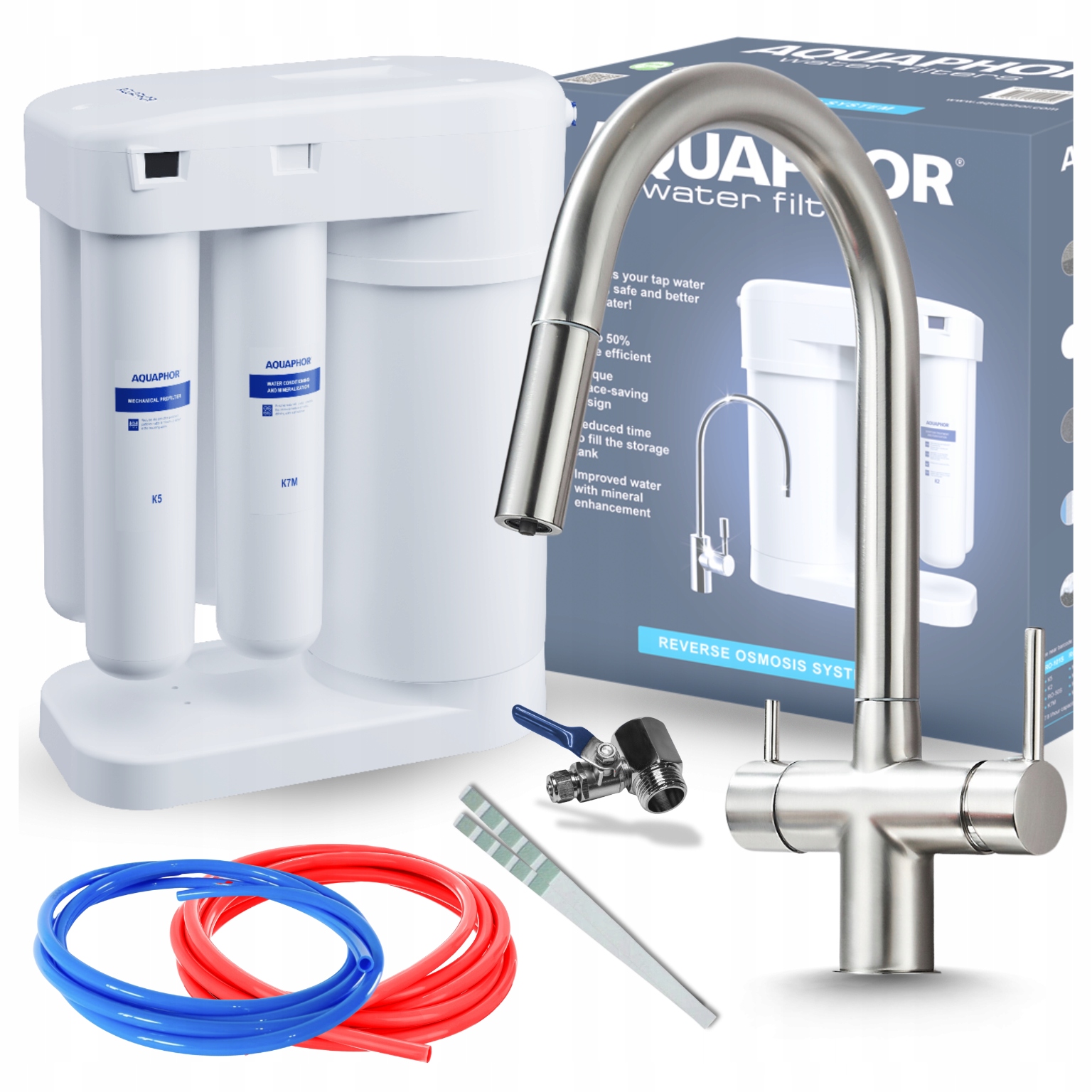 Filtr Reverzní Osmózy Aquaphor Morion A Třícestná Kuchyňská Baterie Ari