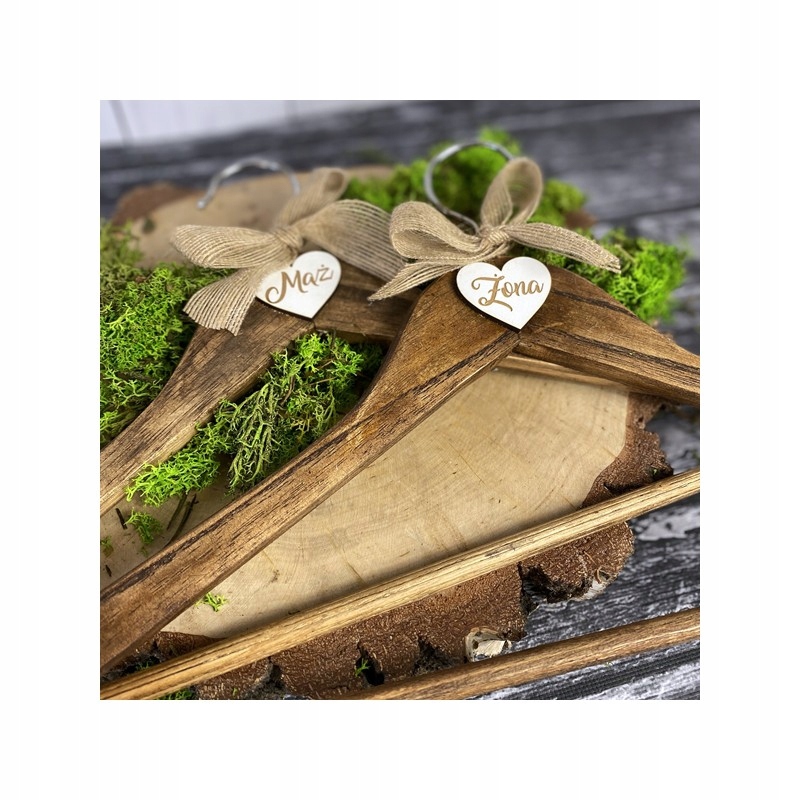 WIESZAKI ŚLUBNE MĄŻ ŻONA PANA MŁODA PAN MŁODY Marka inny