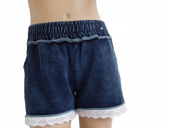 

Krótkie spodenki dresowe Jeans rozmiar 140