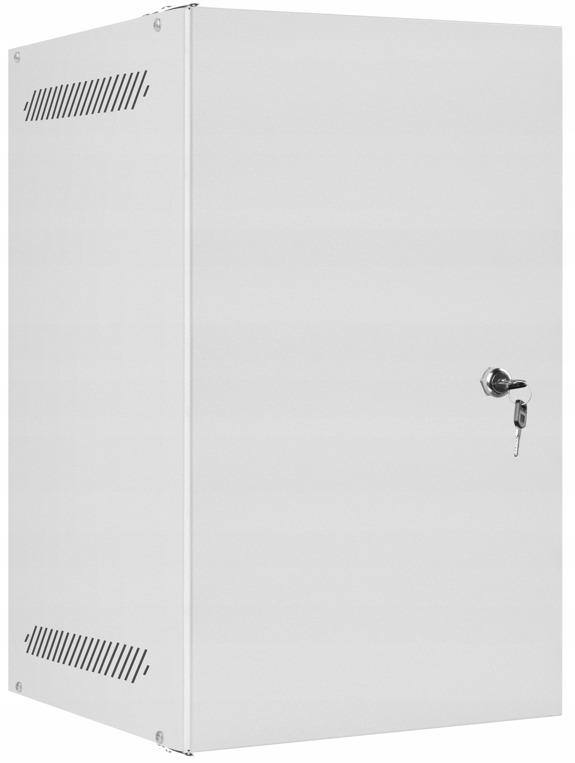 Szafa Rack 10" 9U 280x310 Szafka Serwerowa Wisząca Szara Drzwi Metalowe