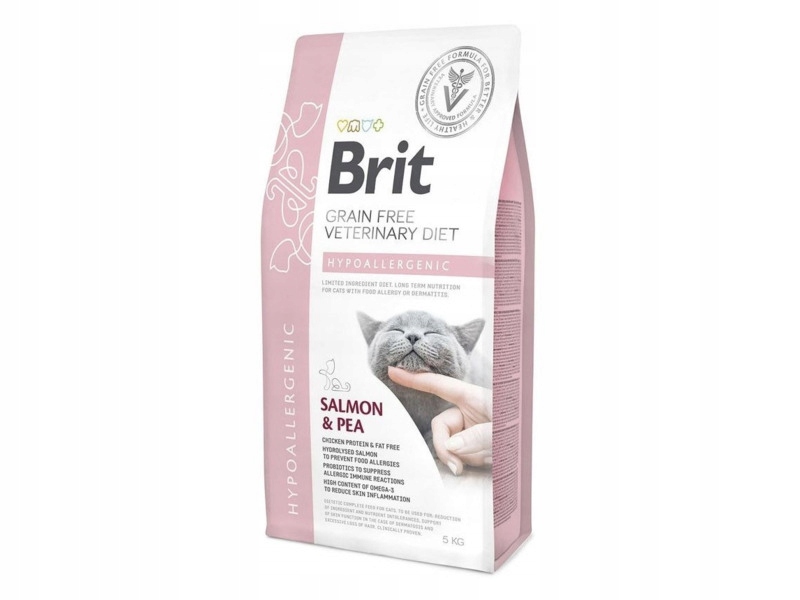 Karma dla kota Brit Grain Free Veterinary Diets Cat Hypoallergenic 5 kg