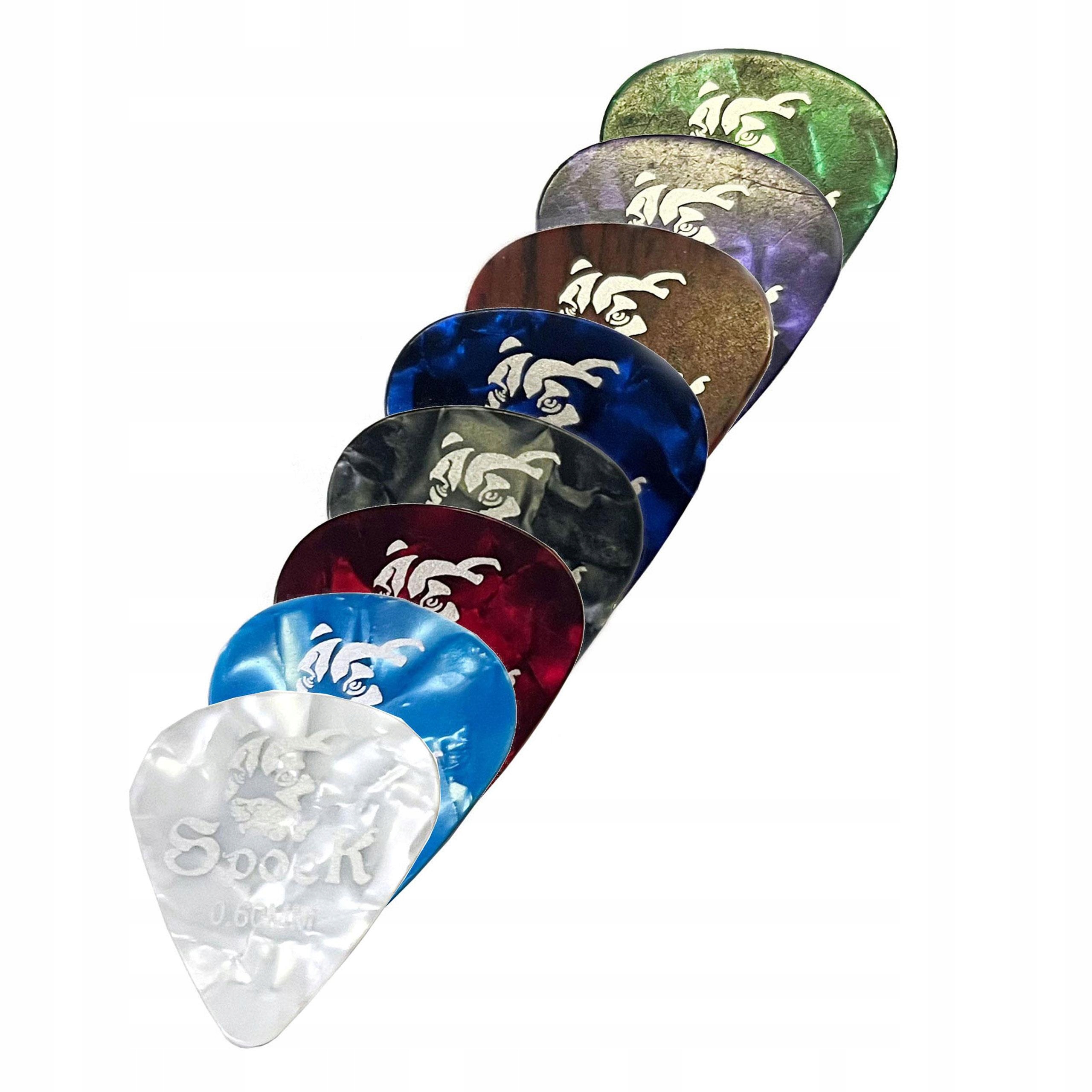 KOSTKA GITAROWA PIÓRKO DO GITARY 0.6mm 1 SZTUKA MIX KOLORÓW