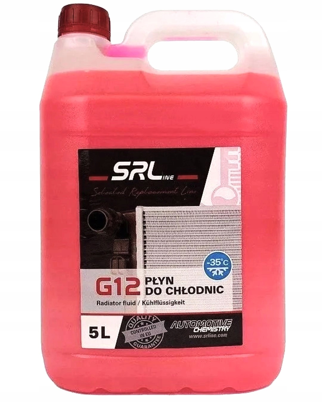Płyn do chłodnic G12 SRLine 5l typ G12 różowy S99-RF5G12