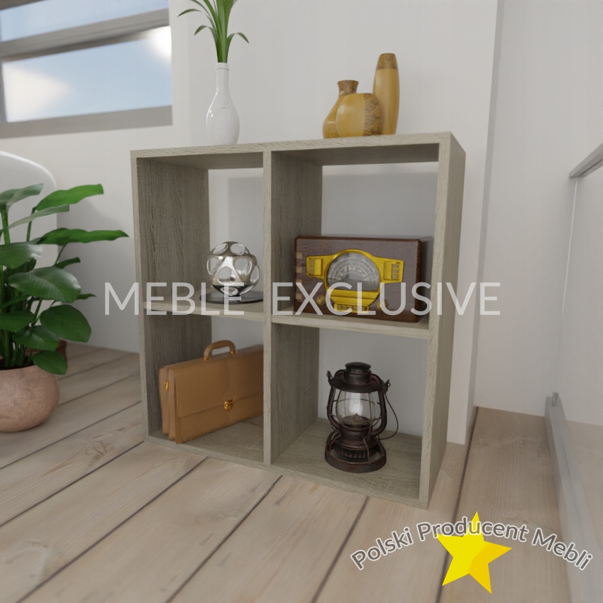 REGAŁ KOMOROWY SZAFKA BIAŁA PŁYTA 18 mm Szerokość mebla 74 cm