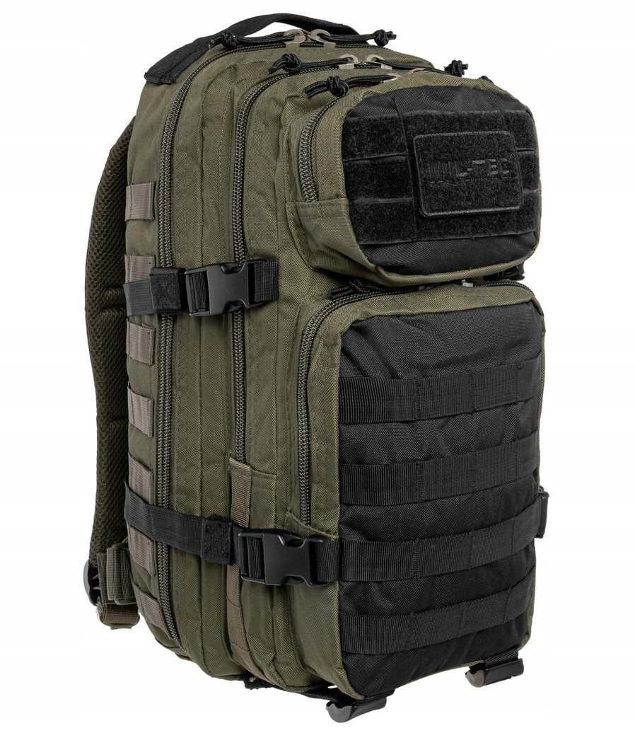 Mil-Tec Plecak Taktyczny Wojskowy 20L Czarny/Oliwkowy