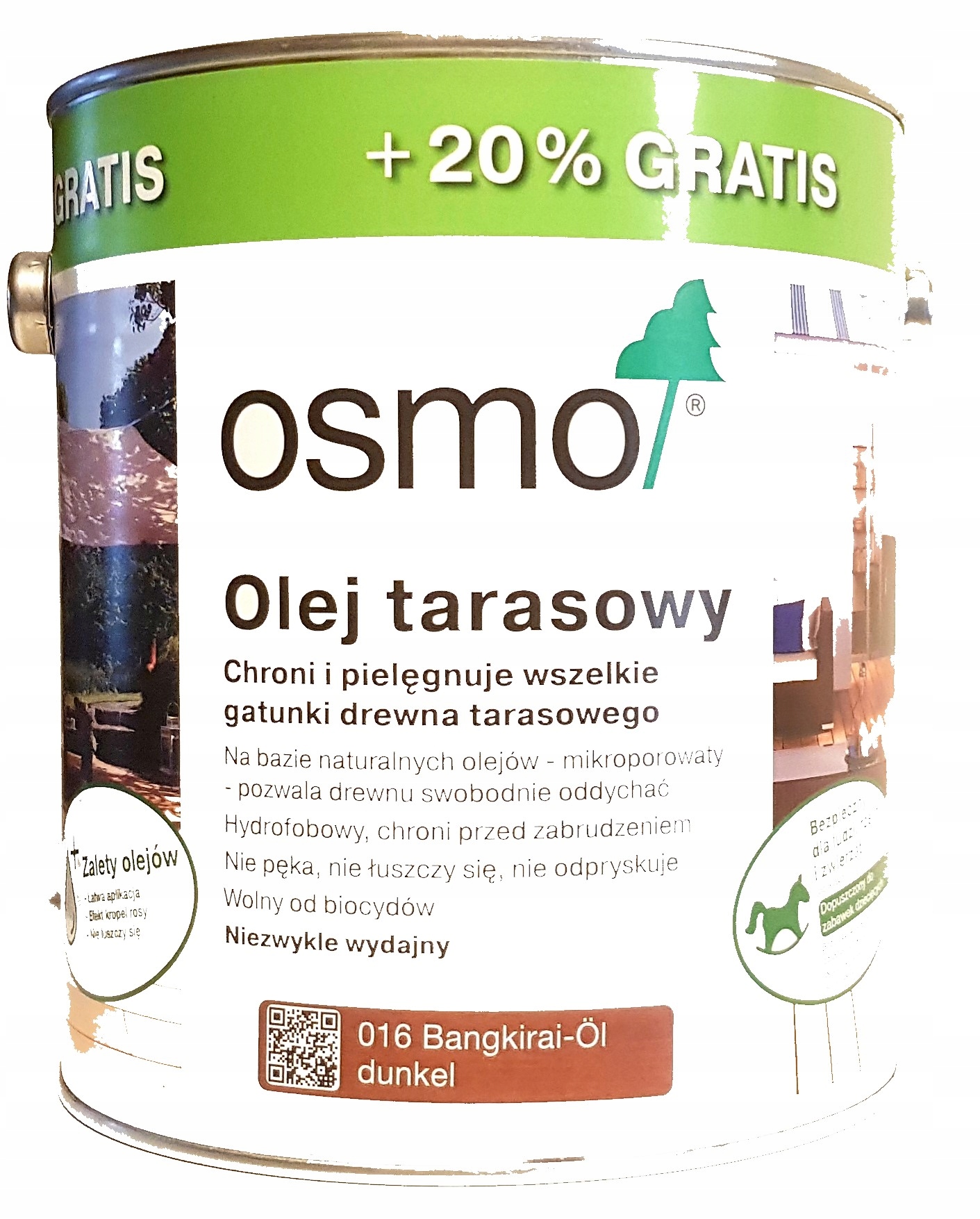 

Osmo 016 Olej Tarasowy 3l Bangkirai Ciemny