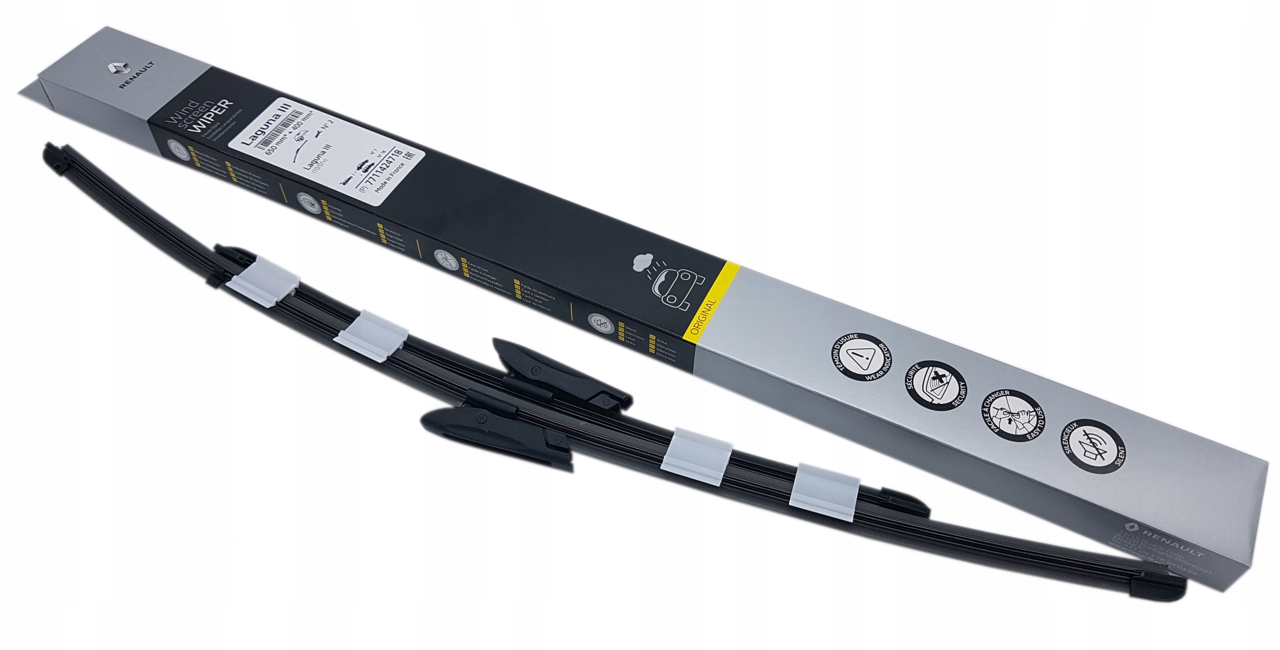 

Komplet Wycieraczek Przód Renault Laguna III Oe