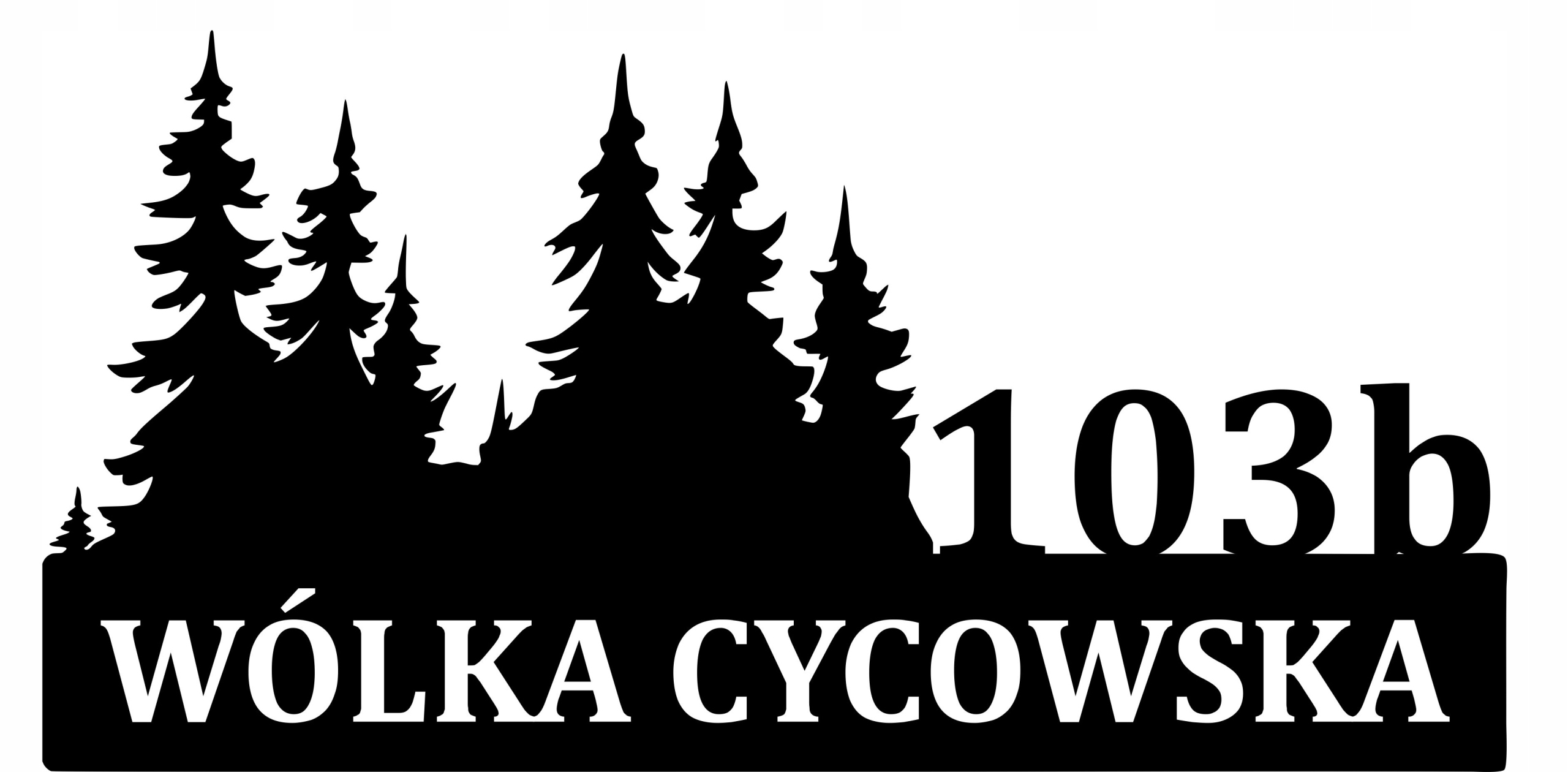 Stromy les Veľká adresátka tabuľka adresa číslo domu 60 cm