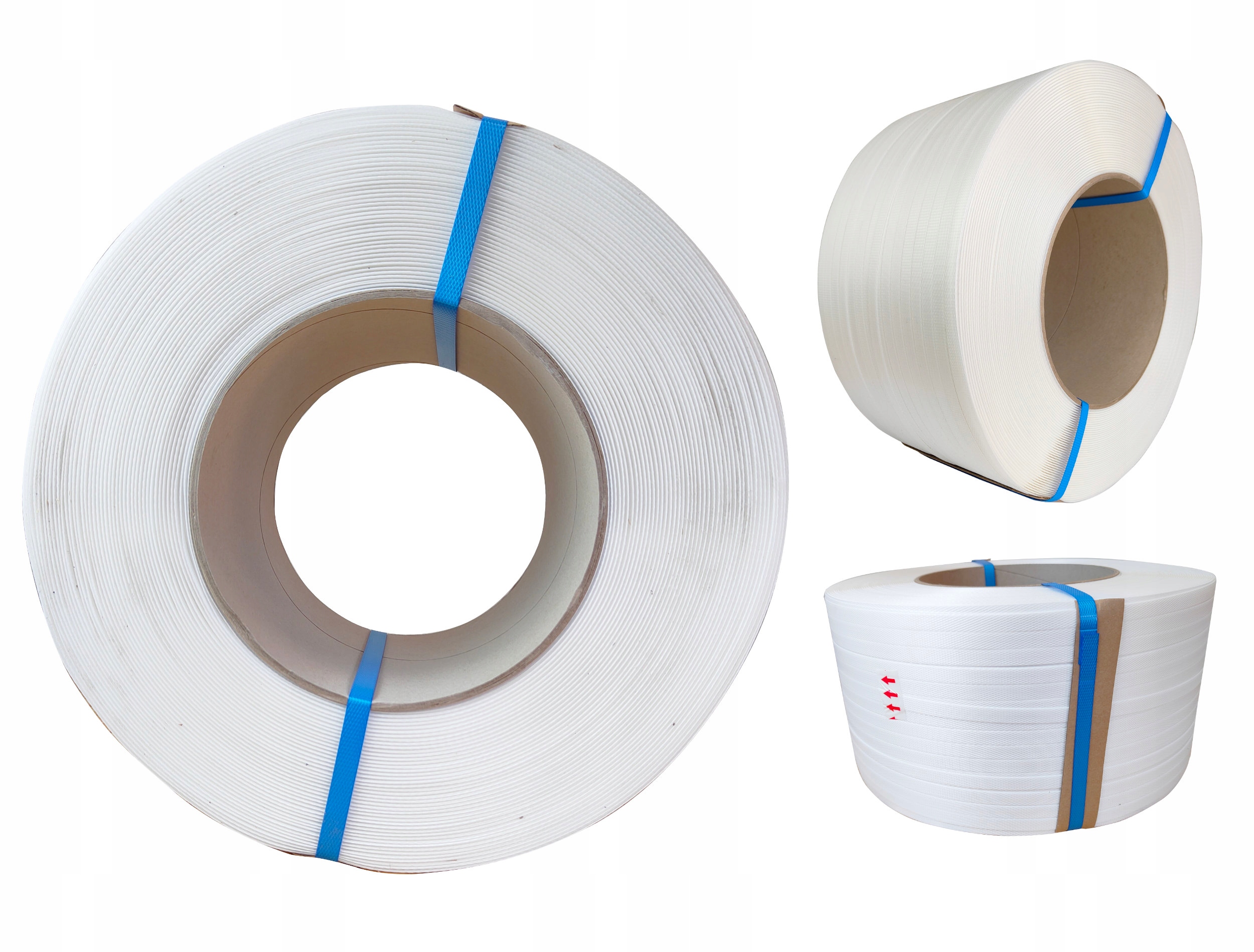 Taśma Pp 19mmx0,9 spinania palet bandowania 1200m biała