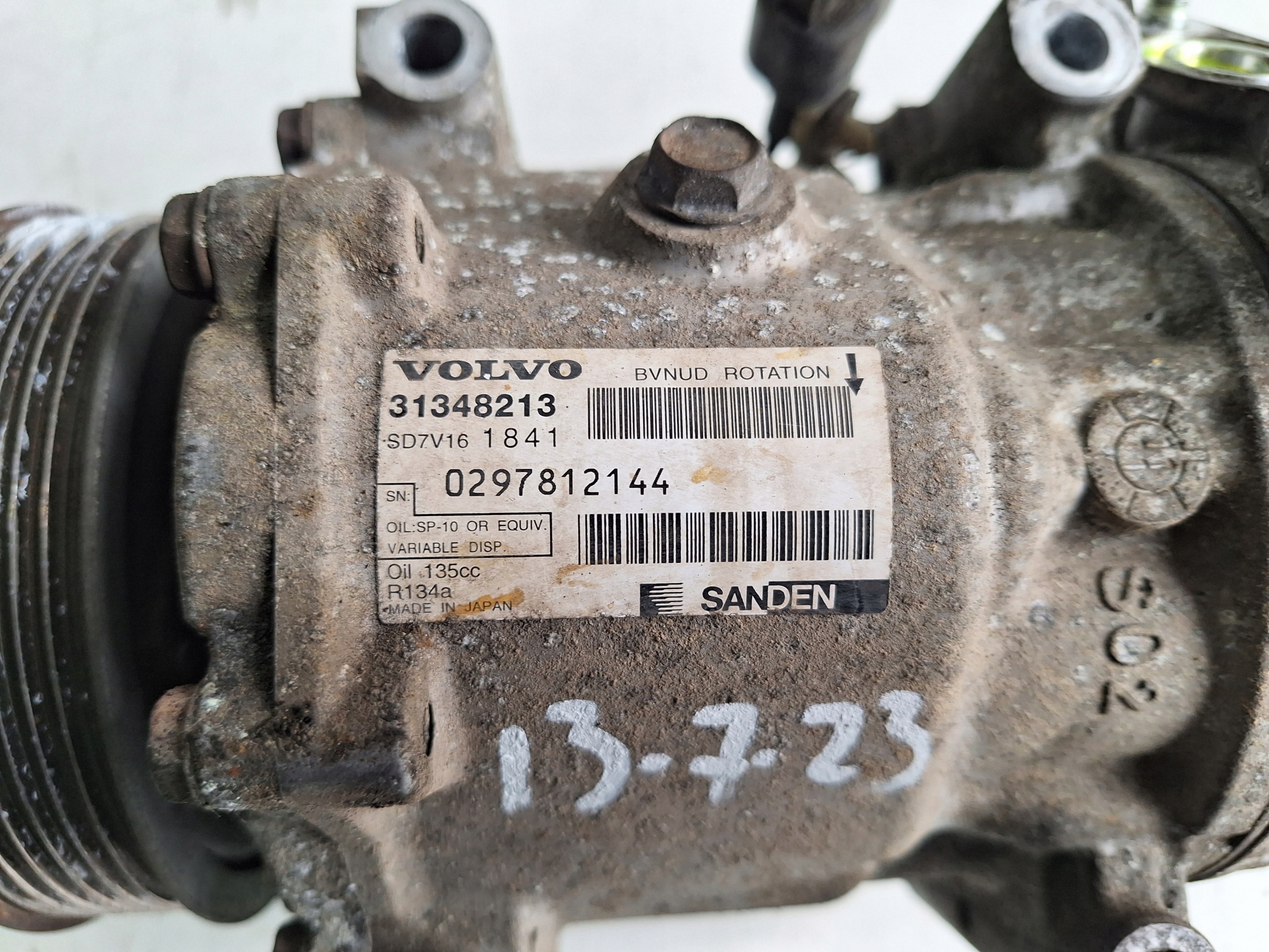 VOLVO compressor AC 31348213