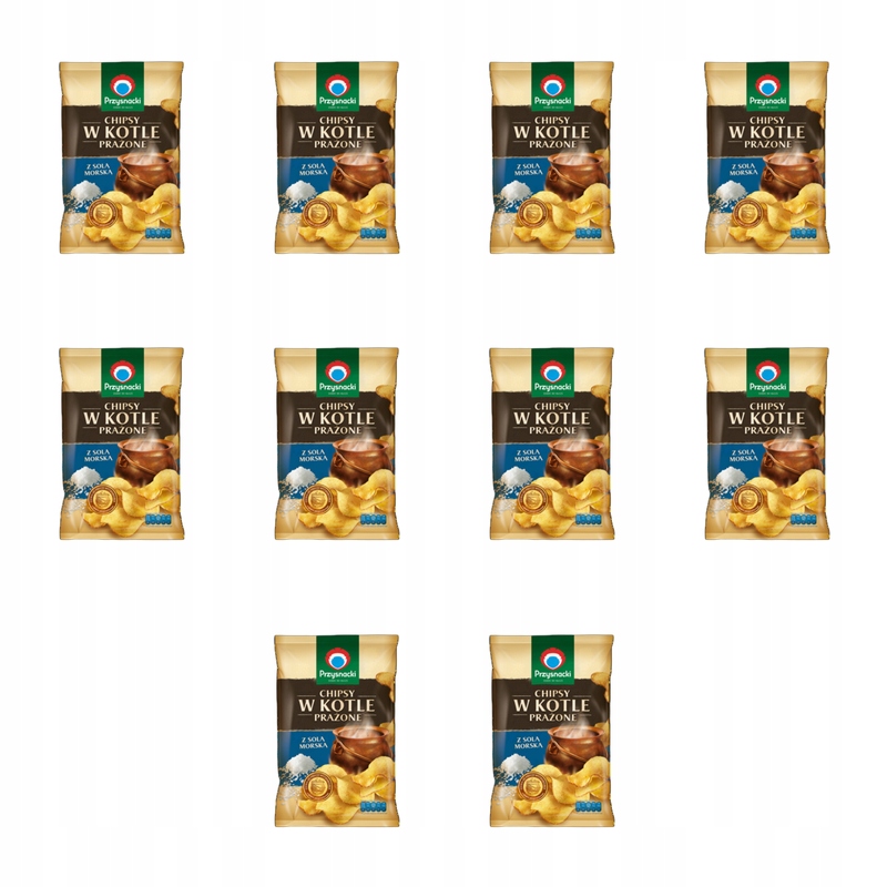 Przysnacki Chipsy v kotli pražené s mořskou solí 125 g X10