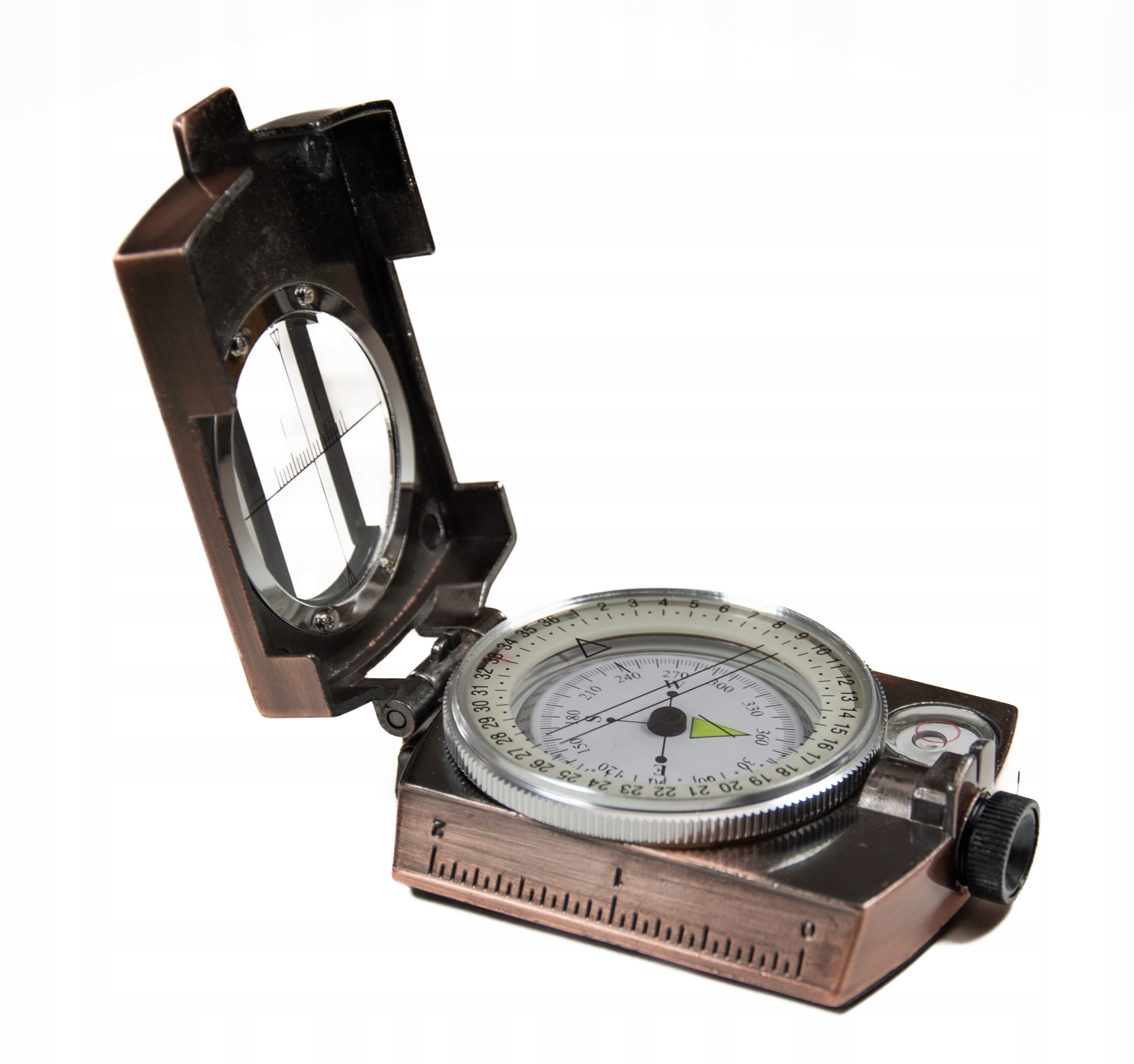 KOMPAS BUSOLA PROFESJONALNY ALUMINIUM METAL WOJSKO Model ProfiComp