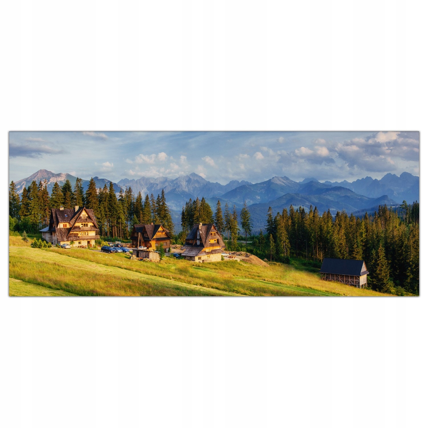 Skleněný obraz Architektura Dům 125x50